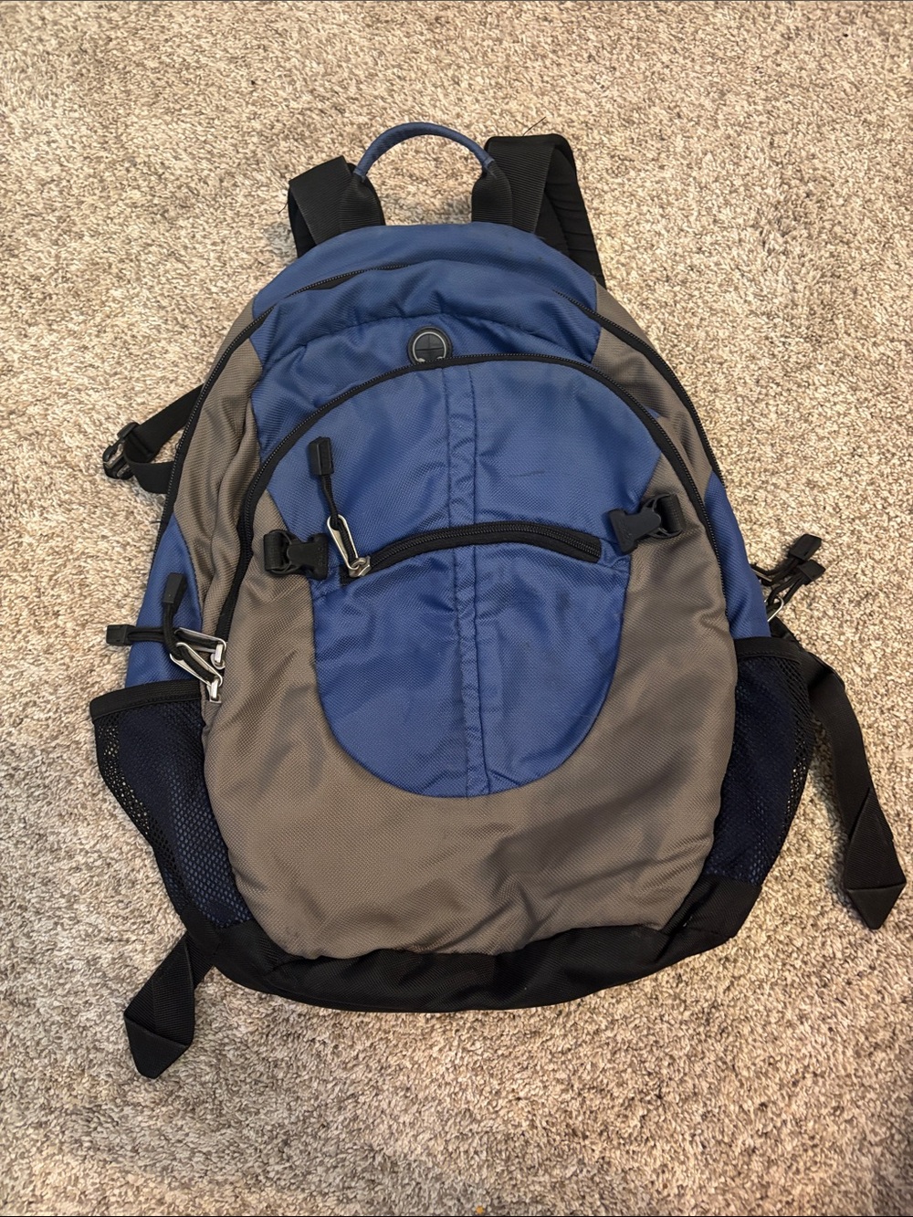 Men's Navy and Gray backpack- ebags
